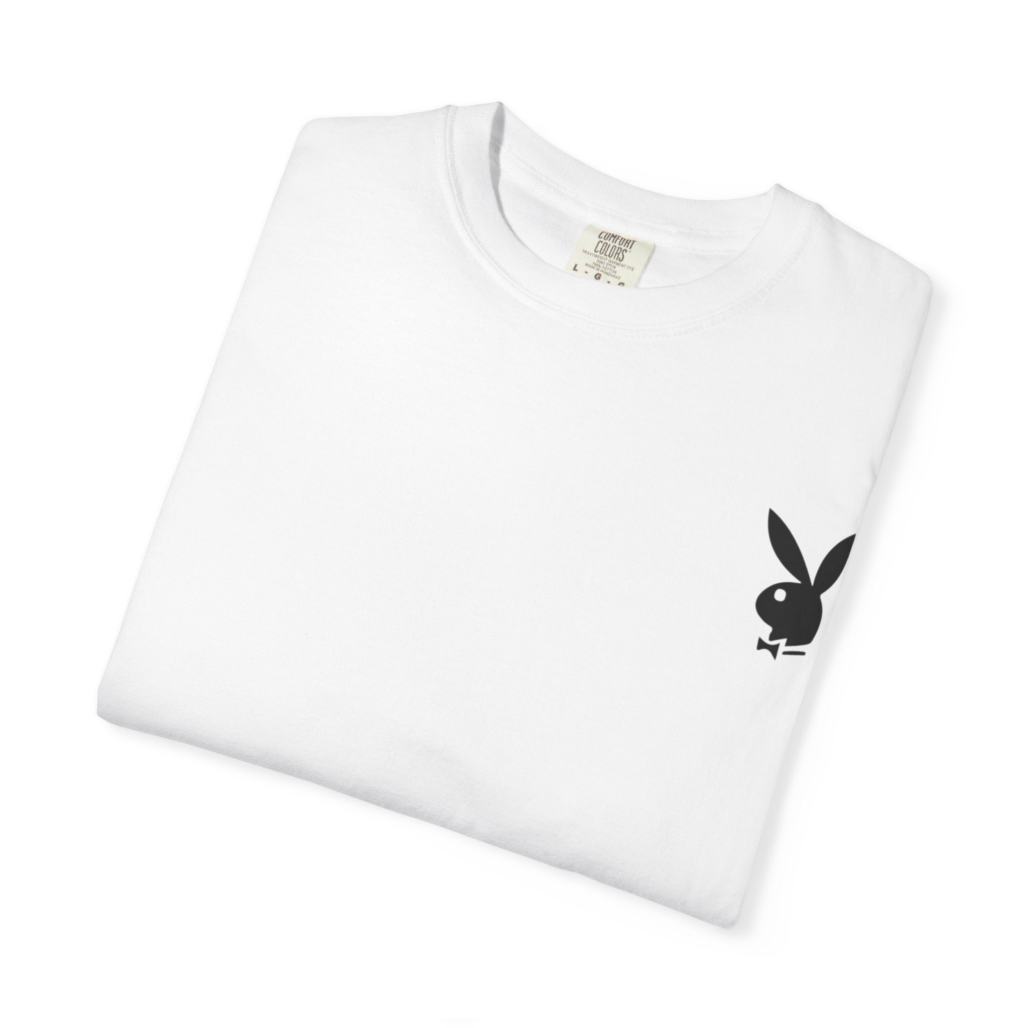 Metal Bunny Logo T‑Shirt — Gothic Back Graphic Tee