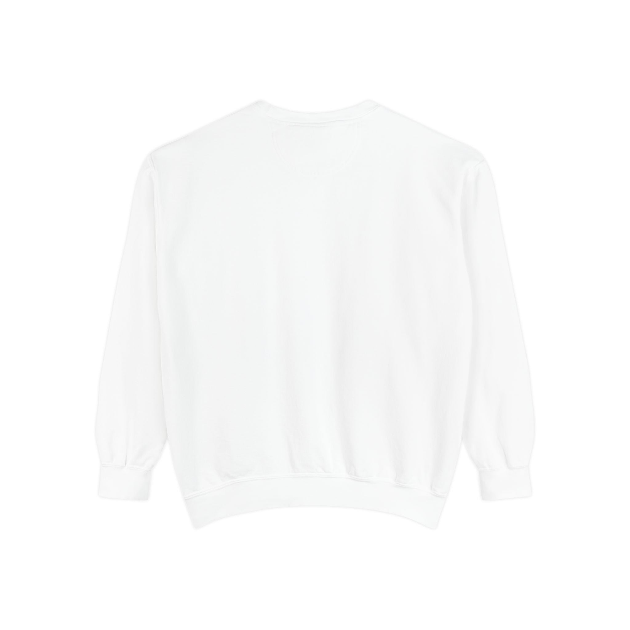 Bunny Pocket Sweatshirt — Cute Minimalist White Crewneck