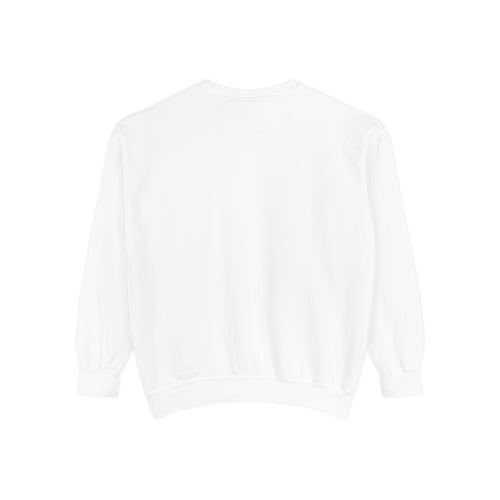 Bunny Pocket Sweatshirt — Cute Minimalist White Crewneck